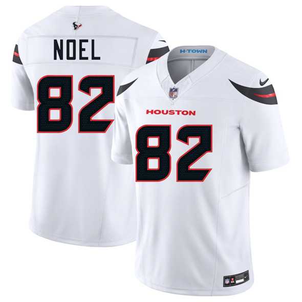 Men & Women & Youth Houston Texans #82 Jaylin Noel White 2025 Draft Vapor F.U.S.E. Limited Stitched Jersey